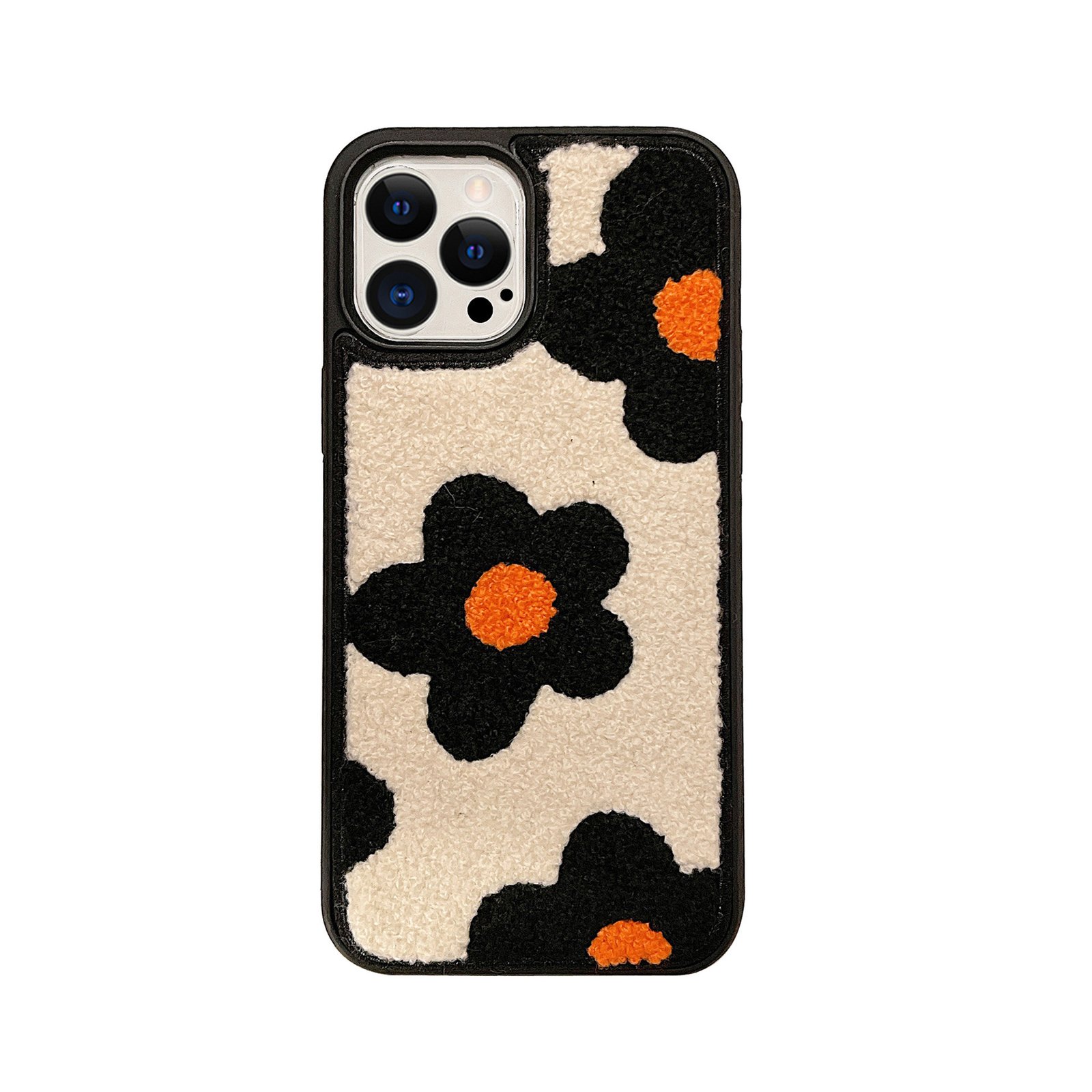 Embroidery Flower iPhone Cover (2)