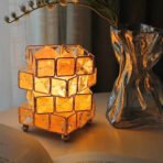 ross-border Rubik's Cube Four-Layer Crystal Table Lamp