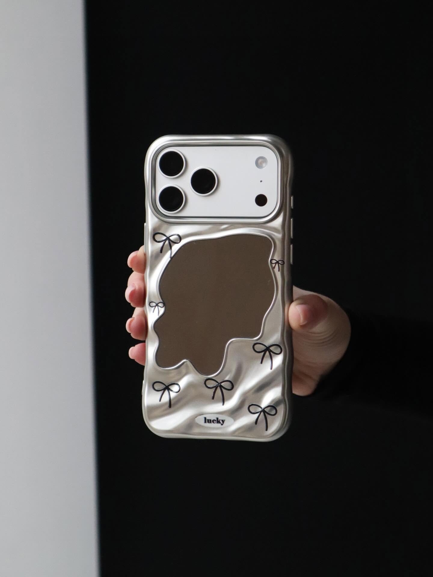 Flowy mirror iPhone case