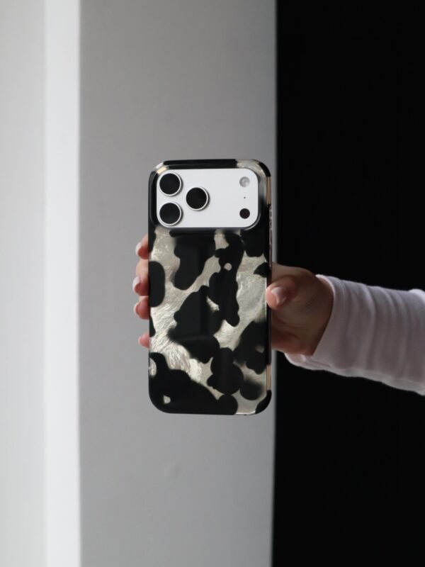 Cow print iPhone case