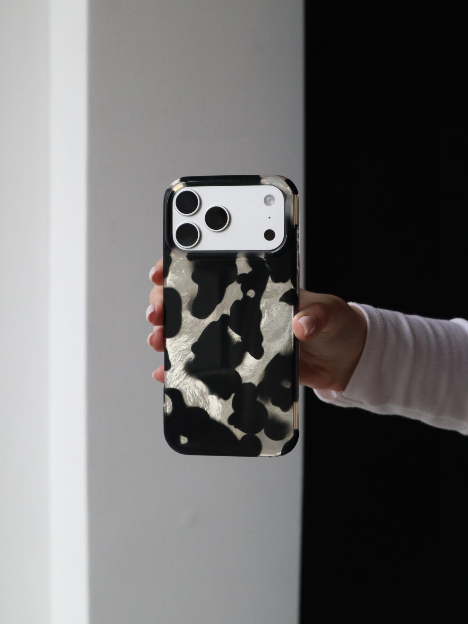Cow print iPhone case