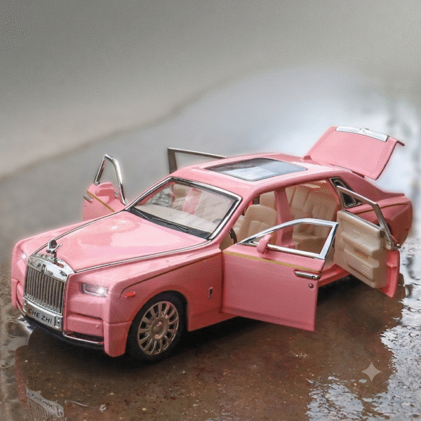 Pink 1:32 scale diecast Rolls-Royce