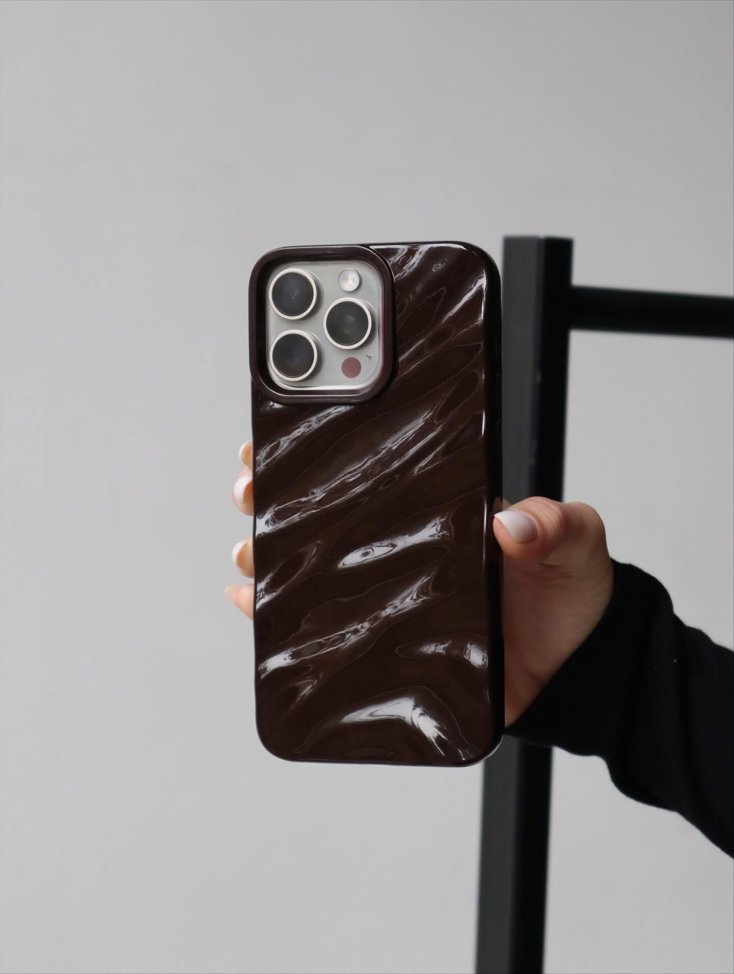 Dark brown iPhone case
