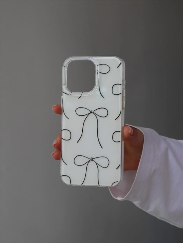 Bow pattern iPhone case