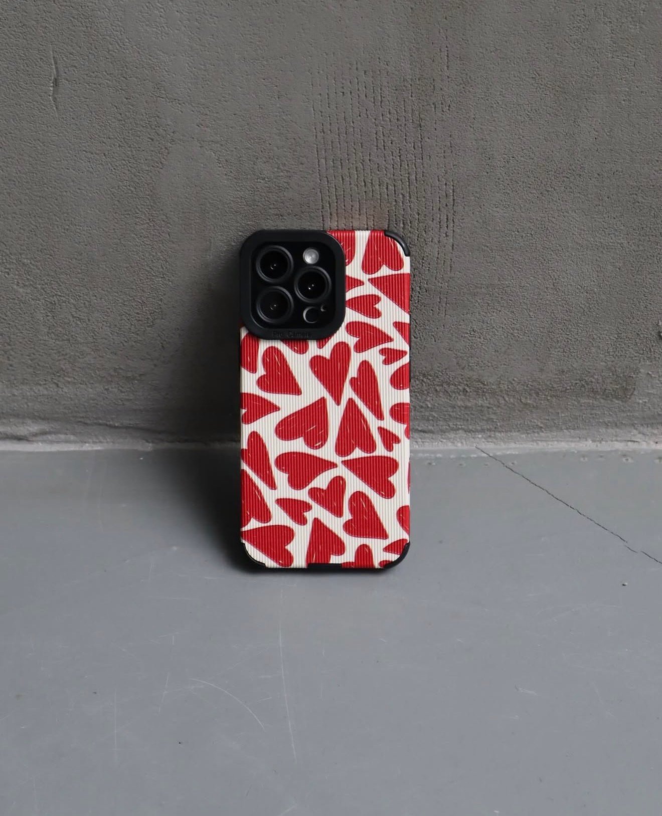 Red heart iPhone case