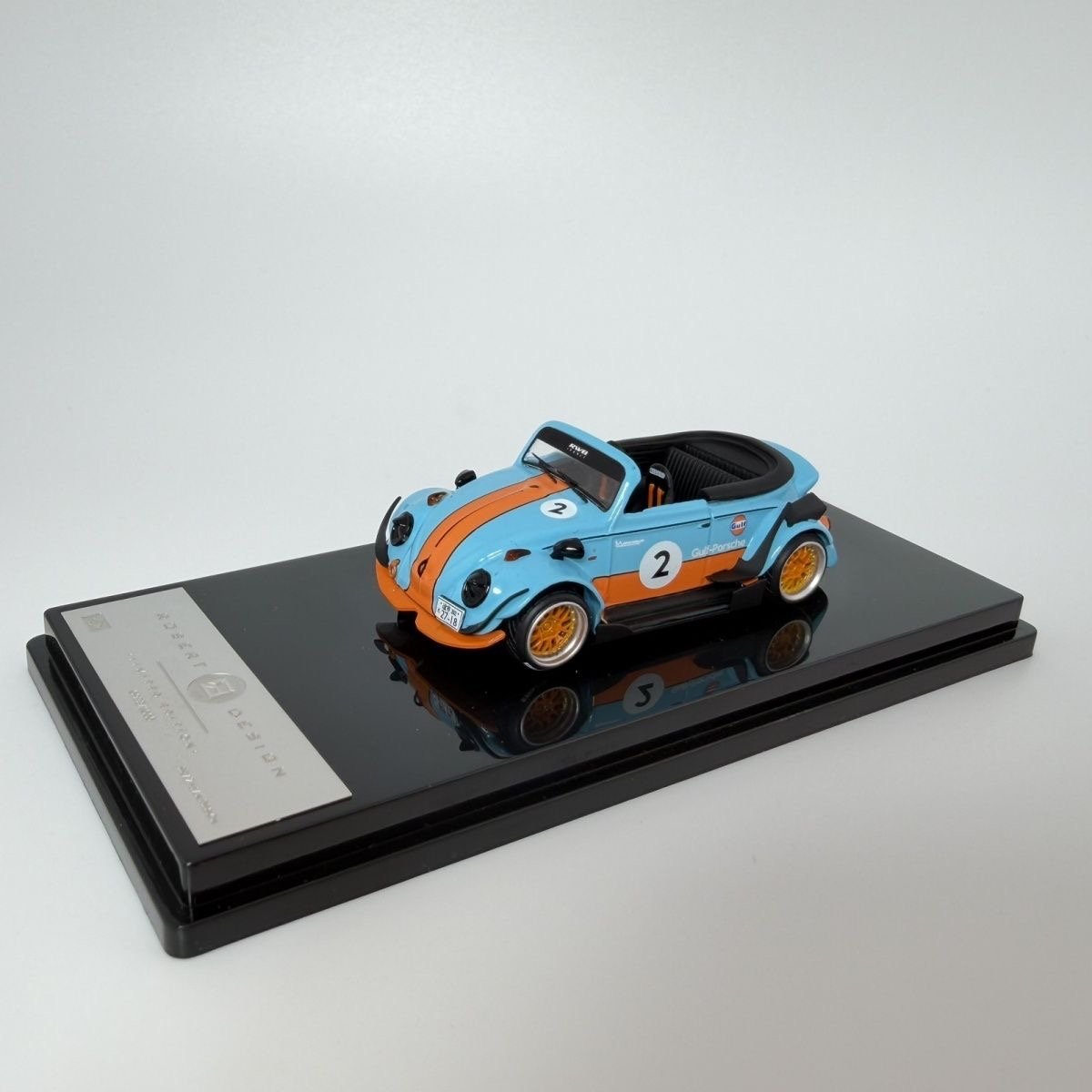 1/64 scale replica of a Volkswagen Beetle designed by Robert Design