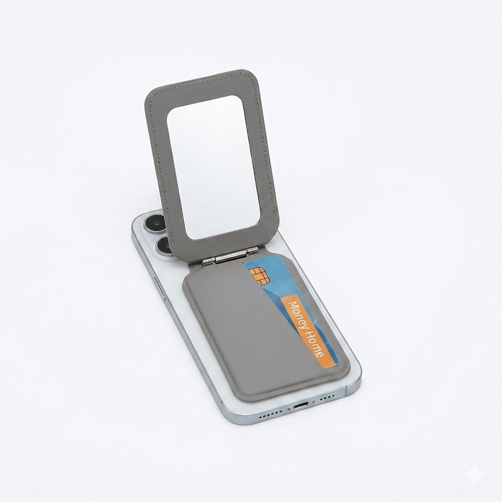 MagSafe Folding Mirror Card Holder