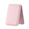 Pink Color Leather MagSafe Card Holder