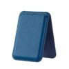 Navy Color Leather MagSafe Card Holder