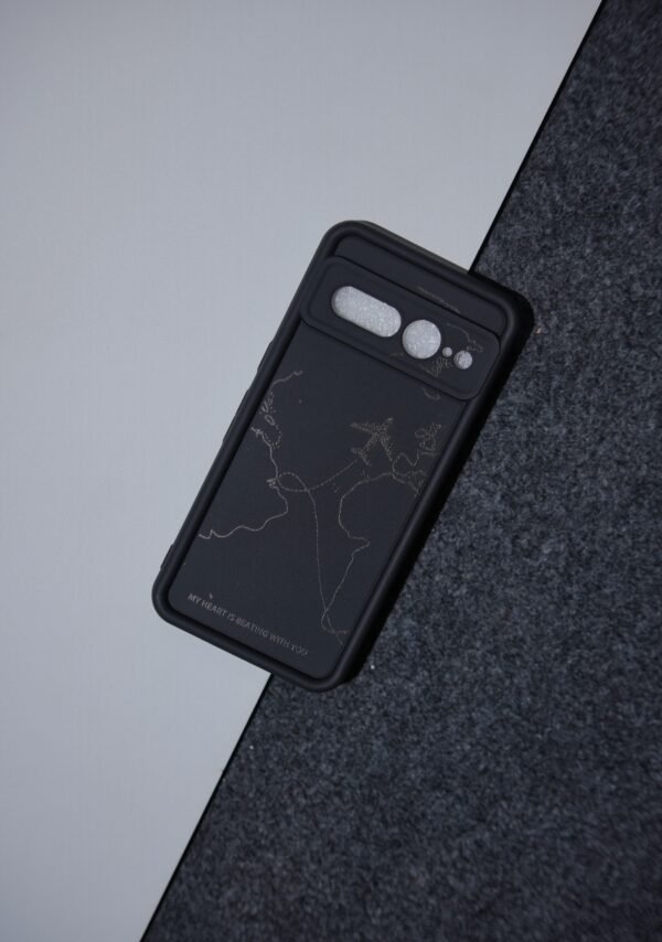 World Map Pixel Phone Case