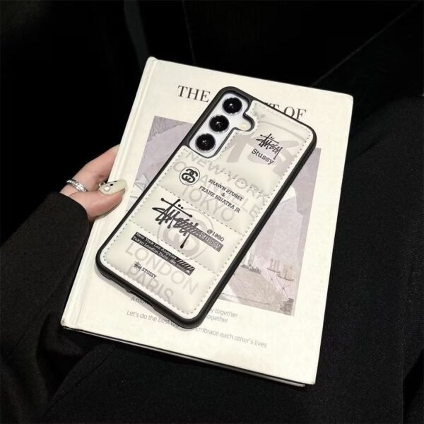 White Puffer Case Samsung
