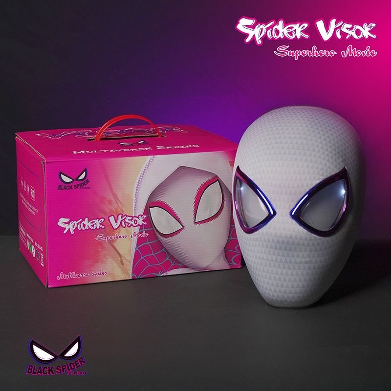 Spiderman Pink Glow Eye Premium Mask