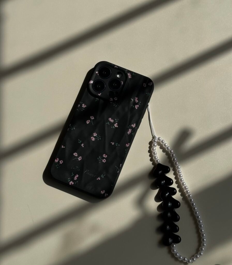 Flower Wrist Strap iPhone Case