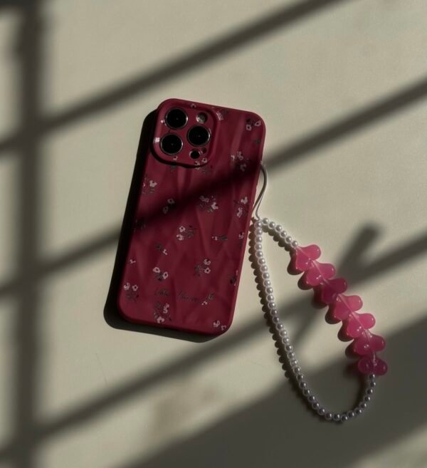 Flower Wrist Strap iPhone Case