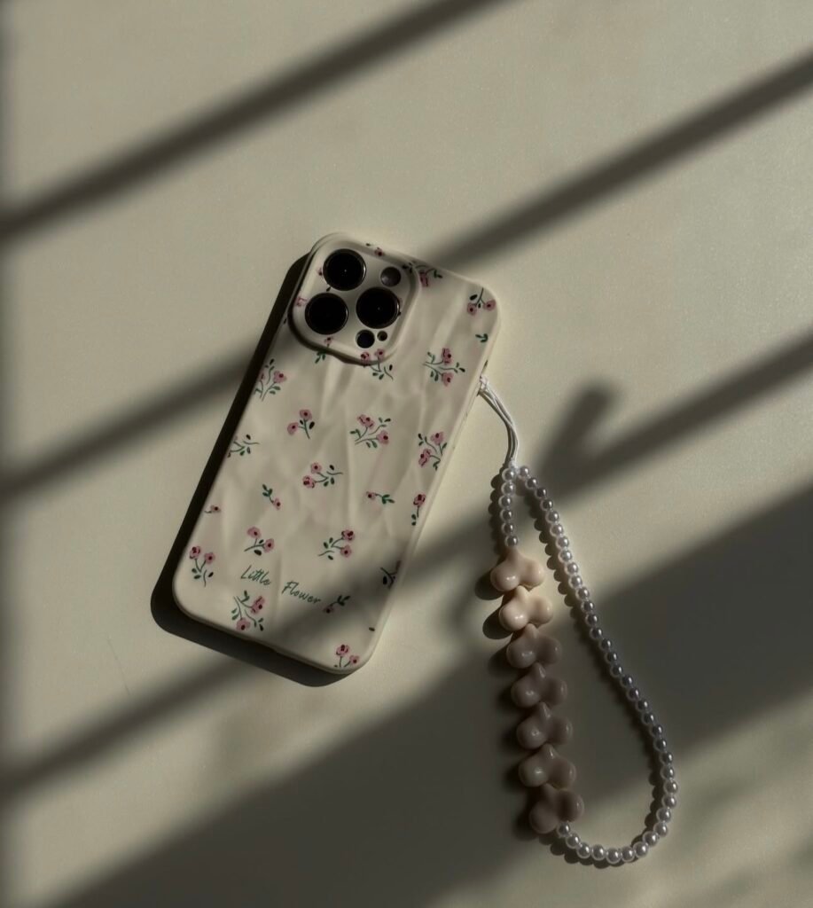 Flower Wrist Strap iPhone Case