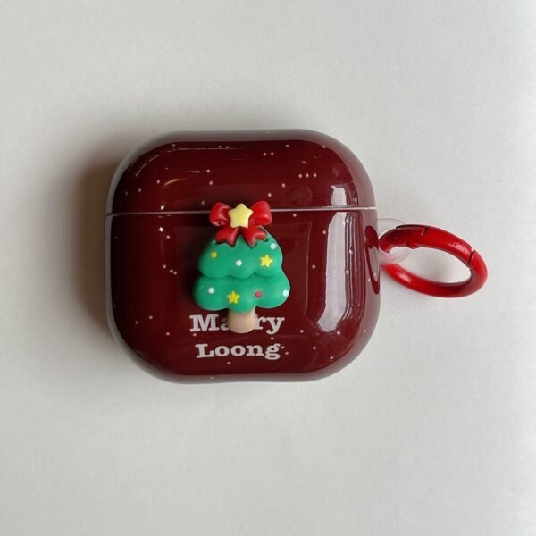 3D Christmas AirPods Case