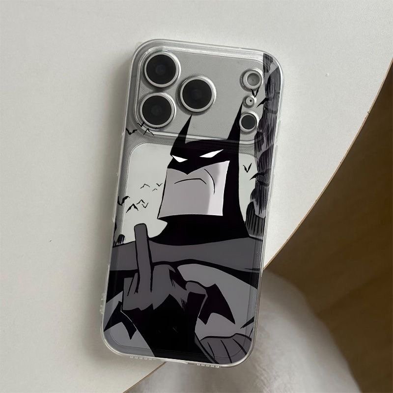 Clear Batman iPhone Case