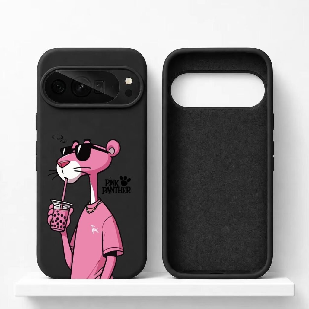 Pink Panter Pixel Case