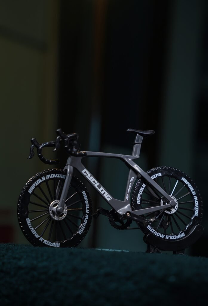 Miniature Diecast Racing Bicycle